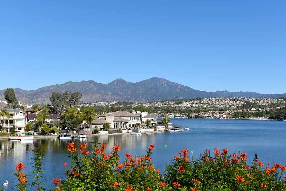 Lake Mission Viejo near Lake Forest California