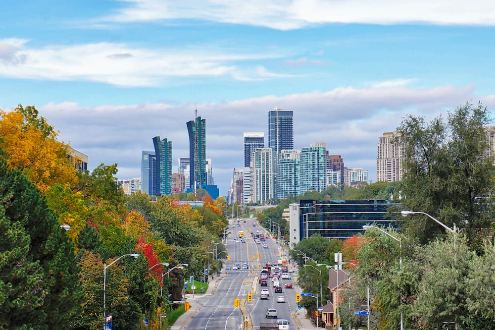 Toronto, Panoramic View of city of North York