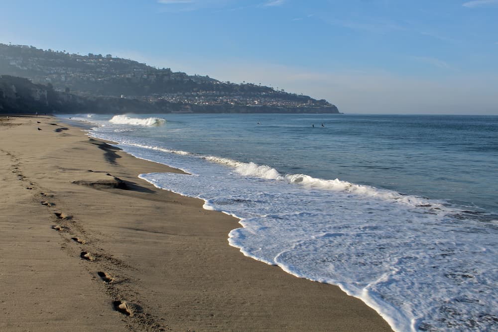 Arial Shot of Torrance Beach and Rancho Palos Verdes